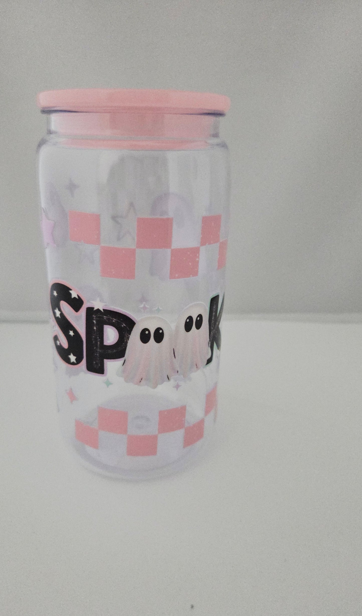 Spooky Checker Ghost