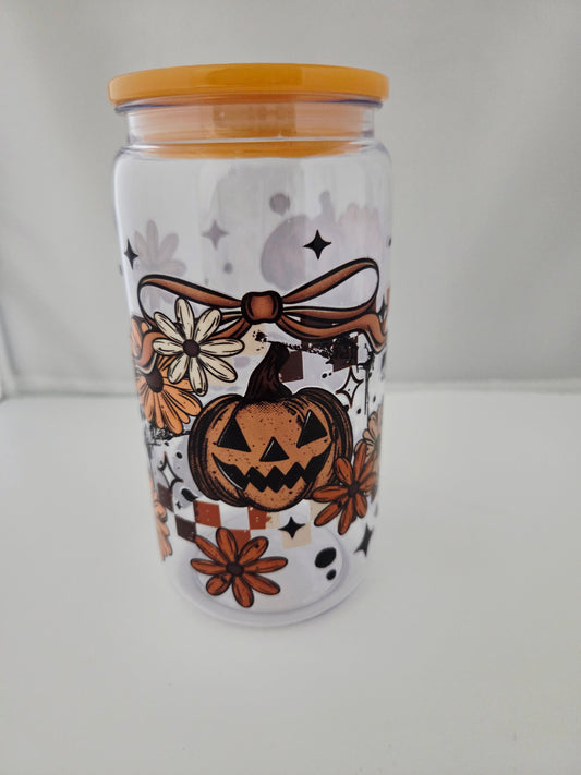 Basic Fall Pumkin Tumbler
