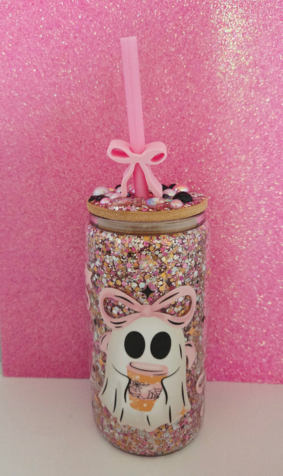 Ghost with Pink Bow