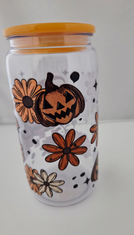 Basic Fall Pumkin Tumbler