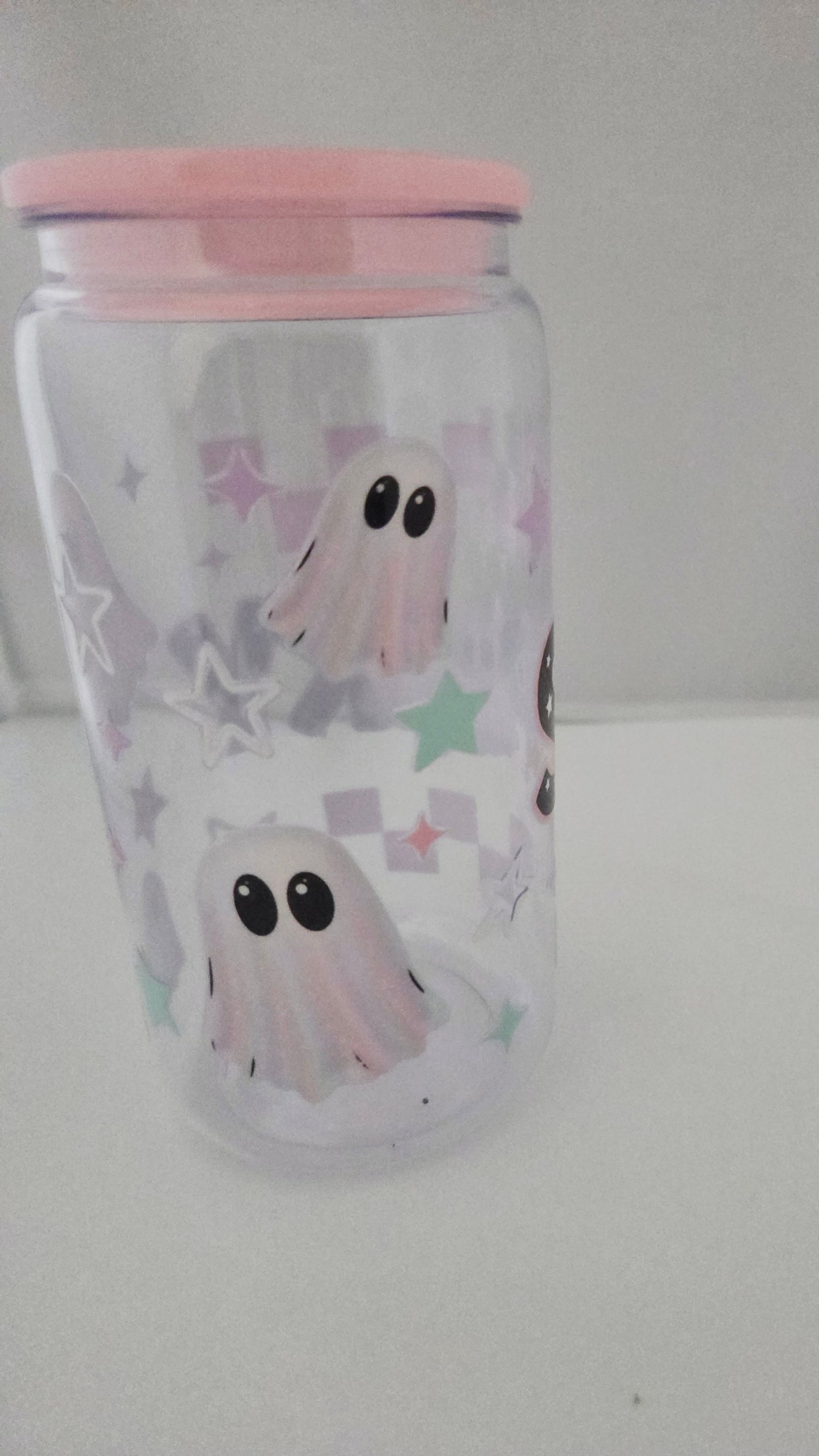 Spooky Checker Ghost