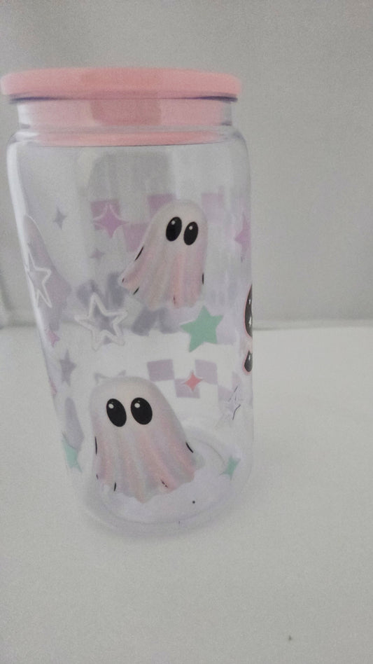 Spooky Checker Ghost