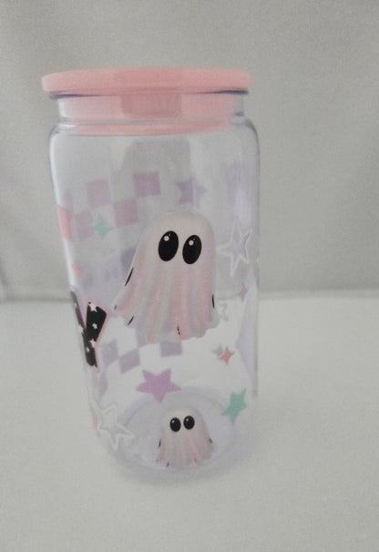 Spooky Checker Ghost