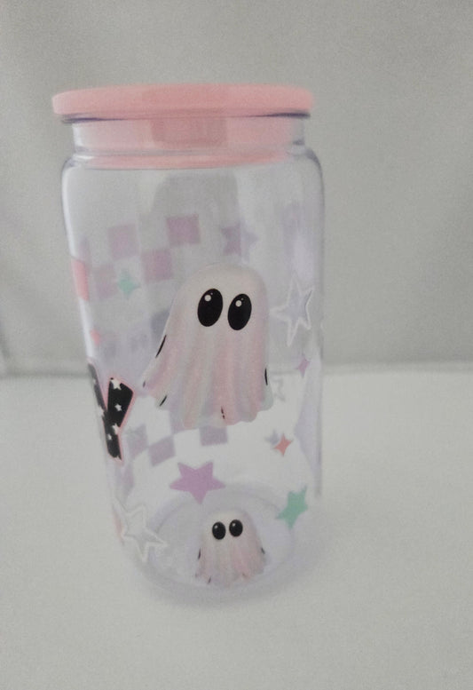 Spooky Checker Ghost