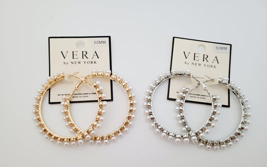 Pearl Hoops
