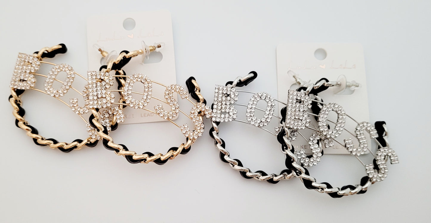 Boss earrings