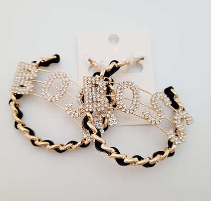 Boss earrings